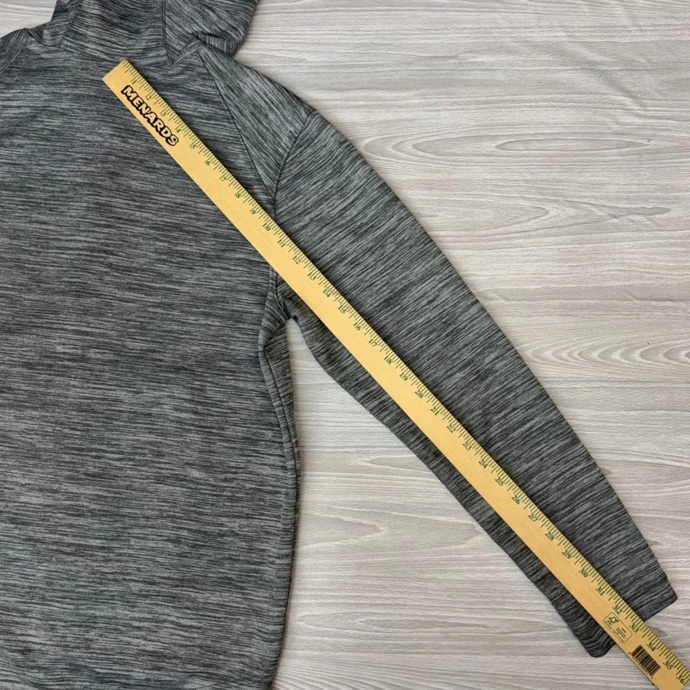 Nike Dri-FIT Mens Full Zip Hoodie Grey Space Dye‎ AH7596-050 M